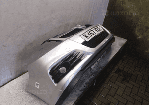 Zderzak przód przedni opel vectra c lift fl Z157 srebrny halogeny 5
