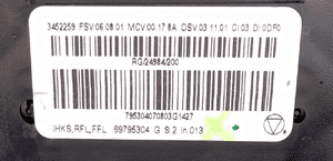 MINI R56 panel szyb nawiewu klimatyzacji środkowy 69797002 3452259 5