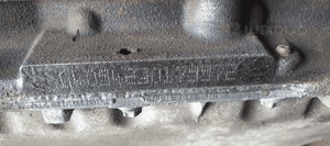 Silnik blok silnika słupek Mercedes A-Klasa W169 2.0 CDI 640942 6