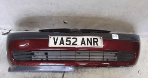 Zderzak przód przedni opel corsa c Z50C bordo 1