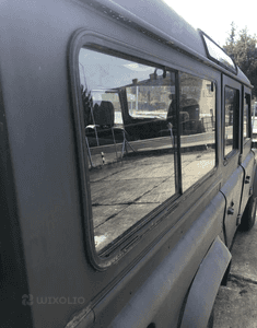 Nadstawka prawa z szybą land rover defender 110 3