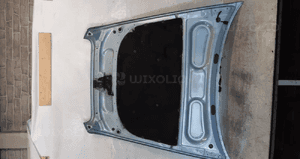 Maska pokrywa silnika audi A6 C6 LY7G błękitna 4
