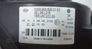 Volkswagen crafter i lampa reflektor prawy przód 06-11 2E1941016 10