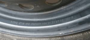 Koło zapasowe dojazdówka zapas 6J 205/65 R15 ET18 4x108 Citroen C5 9