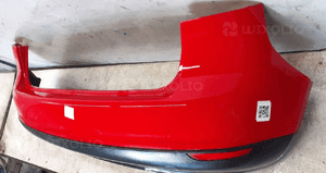 ) ZDERZAK TYŁ TYLNY DO VOLKSWAGEN VW GOLF V + PLUS LY3D CZERWONY 3