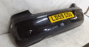 + ZDERZAK TYŁ TYLNY VW VOLKSWAGEN POLO 9N3 LIFT FL CZARNY LC9Z 4