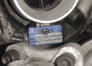Mercedes W204 2.2CDI turbosprężarka turbina biturbo kompletna zdrowa oryg 15