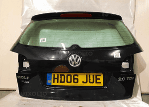 Klapa tył tylna bagażnika | volkswagen vw golf v + plus czarny LC9X 6