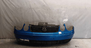 Zderzak przód przedni vw volkswagen polo 9N LA5F niebieski błękitny 1