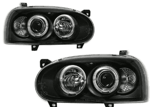 Lampy Reflektory VW GOLF III 3 SOCZEWKOWE H1GRATIS 1