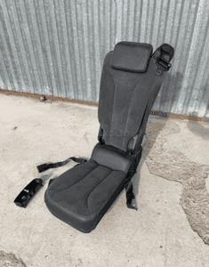 MERCEDES R 251  fotel tyl skora +  alcantara  czarna skóra idealny drugiego rzędu wąski 1