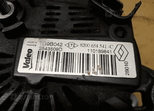 Alternator prądnica Renault Clio III 8200654541-C 7