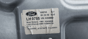 Mechanizm podnośnik szyby lewy tył Ford Focus MK2 Lift 4