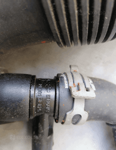 Przewód rura dolot powietrza Porsche Cayenne 2 II 7P6129572 10
