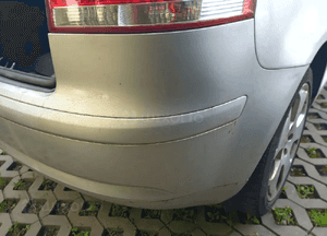 Audi A3 8P  zderzak tył tylny 3D 2