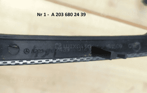 MERCEDES C 203 CLK 209 panel ramka radia navi siedzeń awaryjnych 5