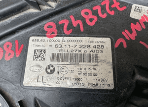 Lampa bmw 7 F01 F02 xenon skrętna dynamic 7228428 4