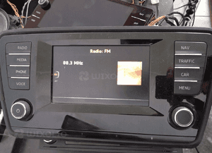 Skoda Octavia III WYŚWIETLACZ MONITOR EKRAN 5E0919605D 2