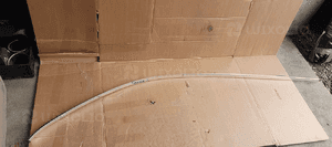 Listwa dachowa lewa chrom VW Touareg 7L 4