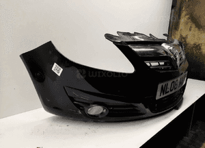 Zderzak przód przedni opel corsa d Z20R czarny halogeny 5
