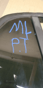 Szyba prawy tył tylna prawa Mercedes ML W163 A1637350409 6