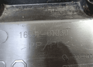 Toyota c-hr kierownica powietrza dół 16592-0T030 7
