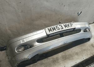 Zderzak przód przedni mercedes benz c klasa W203 744 srebrny halogeny 3
