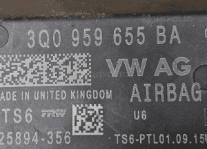 VW Passat B8 sensor sterownik moduł poduszek airbag 3Q0959655BA 2