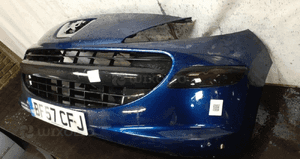 Zderzak przód przedni do peugeot 207 eged granat 3