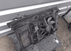 Peugeot 308 1.6 Hdi pas przedni chłodnica wody wentylator intercooler 9656503980 991746Q E 2