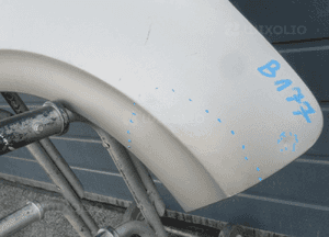 Błotnik przedni przód prawy peugeot 208 i 1 2012-2019 7