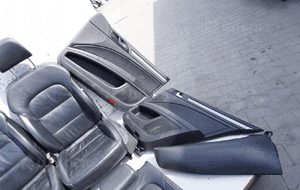 Fotele siedzenia skóra el grzane skoda superb ii 2 hb 4