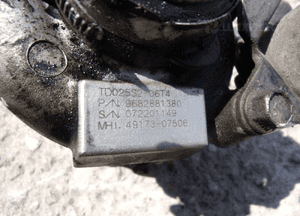 Citroen peugeot ford 1.6 turbosprężarka 9660641380 3