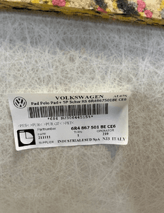 Podsufitka sufit czarna vw polo 6R 6R4867501BE org 9