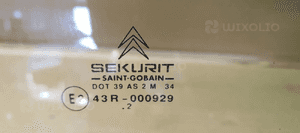 Szyba lewy tył tylna lewa Citroen C5 I Kombi AS2 02r 4