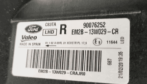 Reflektor prawy full led ford s-max galaxy EM2B-13W029-CR europa 5