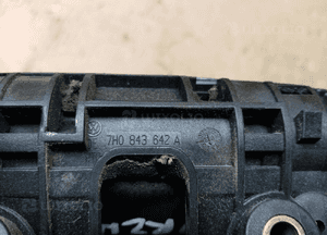 Klamka raczka drzwi przesuwnych prawych VW Caddy III 7H0843642A 6