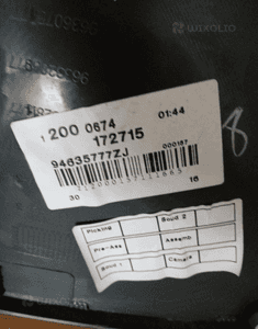 Boczek tapicerka lewy tył tylna lewa Citroen C5 94635777ZJ 4