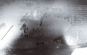 Zderzak przód przedni sprysk audi A6 C8 4K0807437 11
