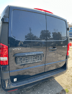 MERCEDES vito 447 drzwi tył skrzydełka zawiasy  lampa zderzaka pdc lakier 5890 1