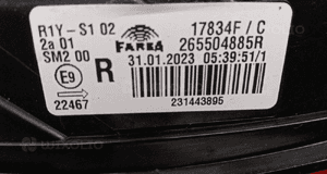 RENAULT CLIO V H/B lampa tylna prawa prawy tył LED 265504885R 6