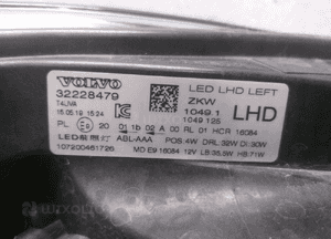 LAMPA PRZÓD LEWA VOLVO V40 FULL 32228479 7
