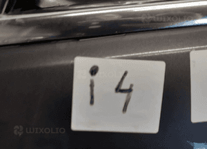 Drzwi przód przedni lewe opel insignia Z177 szary grafitowe 2