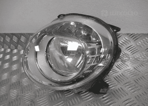 Lampa przednia przód lewa fiat 500 2007-2015 3