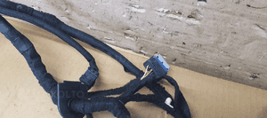 Wiązka instalacja drzwi lewy przód Citroen C5 III UK 9684767580 3