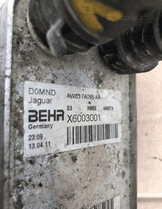 Chłodnica oleju skrzyni biegów AW83-7A095 Jaguar XF X250 3.0 D 2