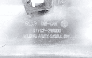 Listwa nakładka progowa prawa hyundai santa fe 12- 8