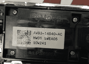 JAGUAR XJ X351 PANEL PRZEŁĄCZIK SZYB LUSTEREK ORYGINAŁ 5