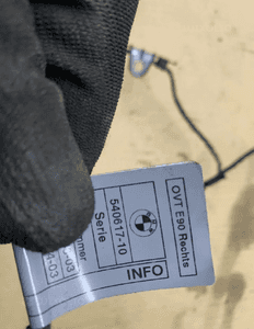 Podświetlanie klamki instalacja wiązka prawy przód BMW E90 E91 7181218 7181314 3
