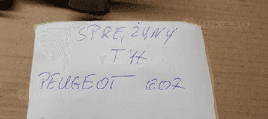 Sprężyny sprężyna tył tylne Peugeot 607 7